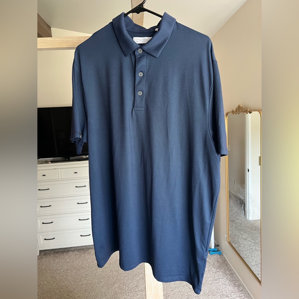 Callaway Men's Dark Navy Short-Sleeve Polo